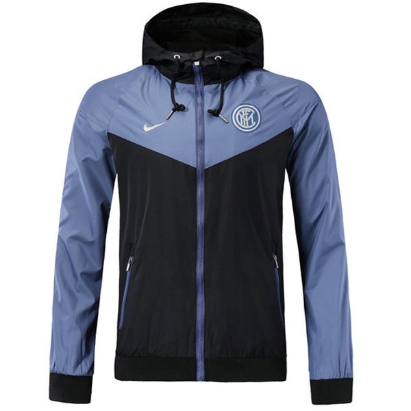 Windjacke Inter Milan 2018-19 Schwarz Blau Fussballtrikots Günstig